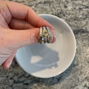 Judith Ripka stackable rings